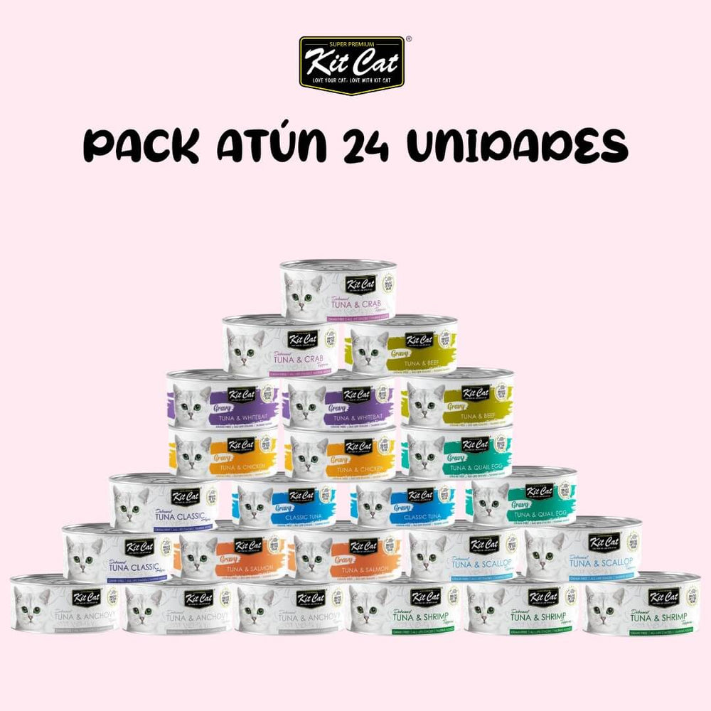 Pack de Comida Húmeda - Atún (24 uds)