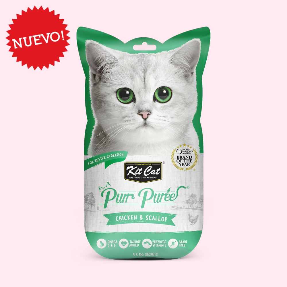 PurrPuree - Pollo y Vieiras 60g (4x15g)