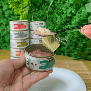 Tuna with Quail Egg 70g - Wet food in Gravy