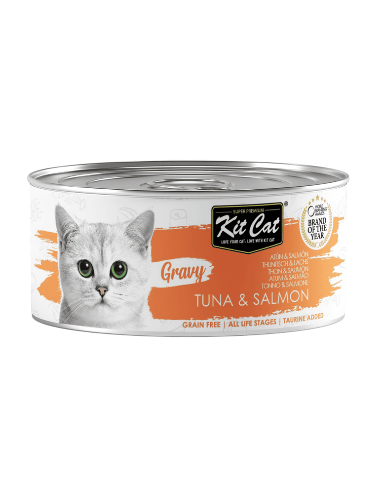 Thon au Saumon 70g - Nourriture humide en Sauce 