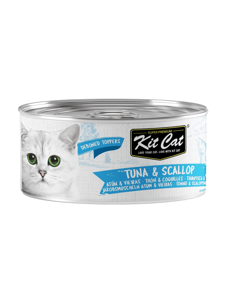 Atún con Vieiras 80g - Comida húmeda en Gelatina