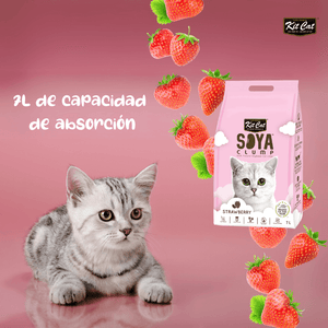 SoyaClump Lettiera di Soia BIO - Strawberry 7L