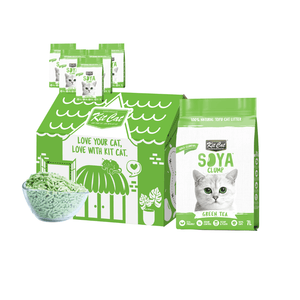 SoyaClump BIO Soybeen Cat Litter - Green Tea 7L