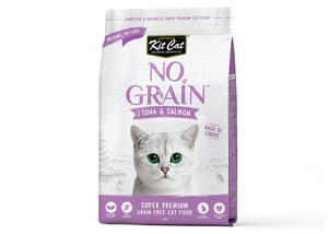 Atún y Salmón No Grain - Pienso para gatos 1KG - Soporte Piel y Pelaje
