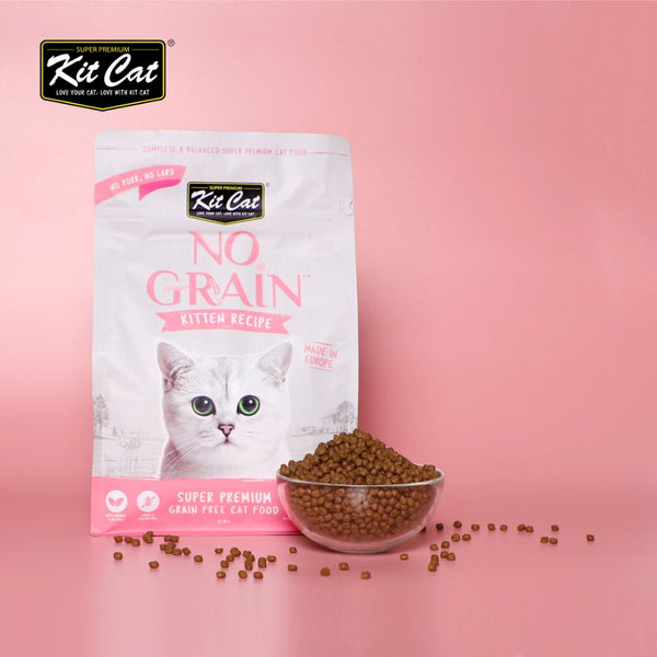 Kitten Recipe No Grain Super premium cat food 1KG – Kit Cat