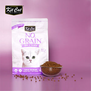 Tuna and Salmon No Grain - Cat Food 1KG - Skin and Fur Support 