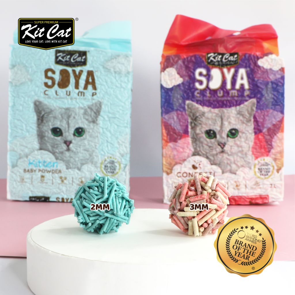 SoyaClump BIO Soybeen Cat Litter - Confetti 7L