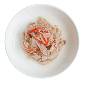 
            
                Load image into Gallery viewer, Tuna with Crab 80g - Wet food in Jelly
            
        