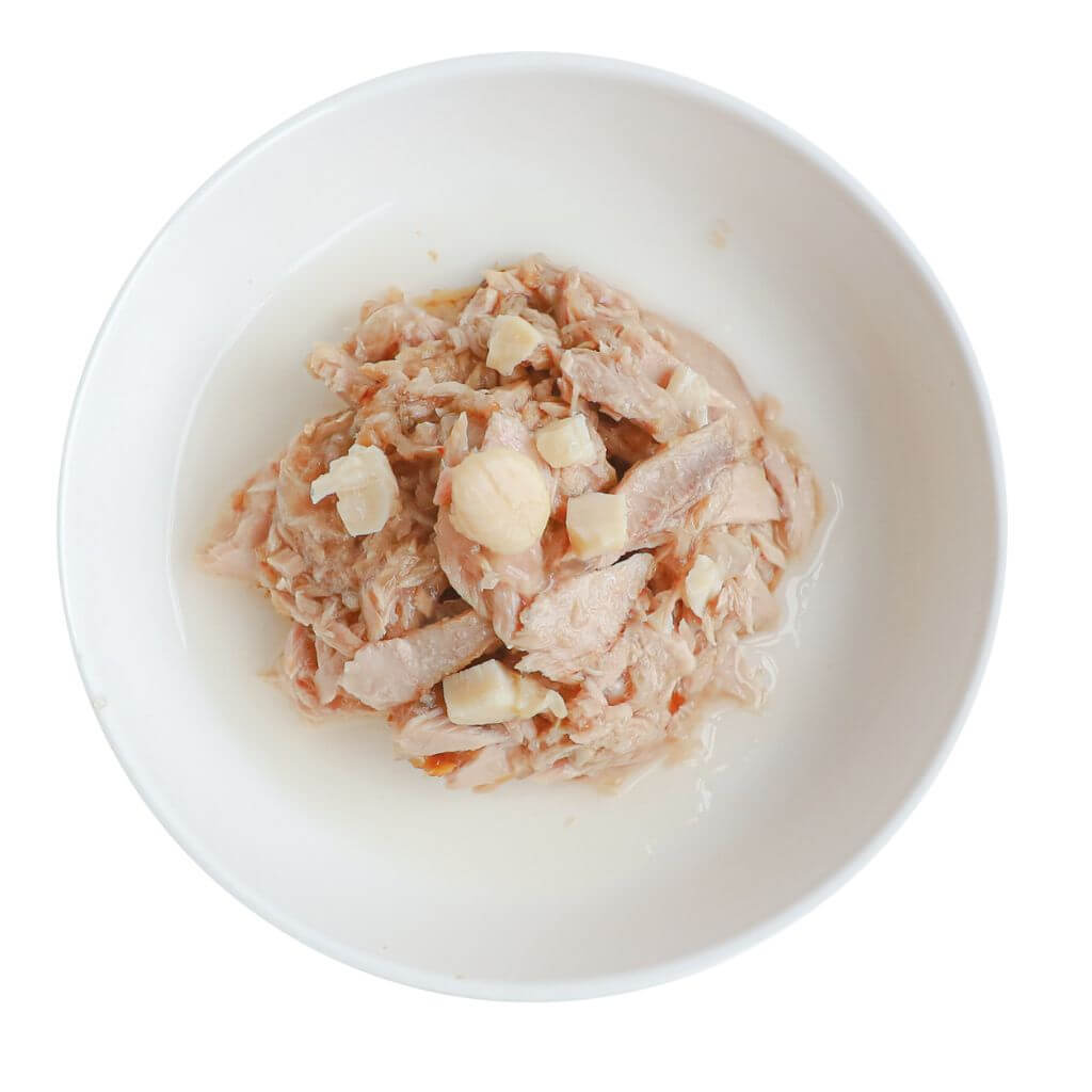 Atún con Vieiras 80g - Comida húmeda en Gelatina