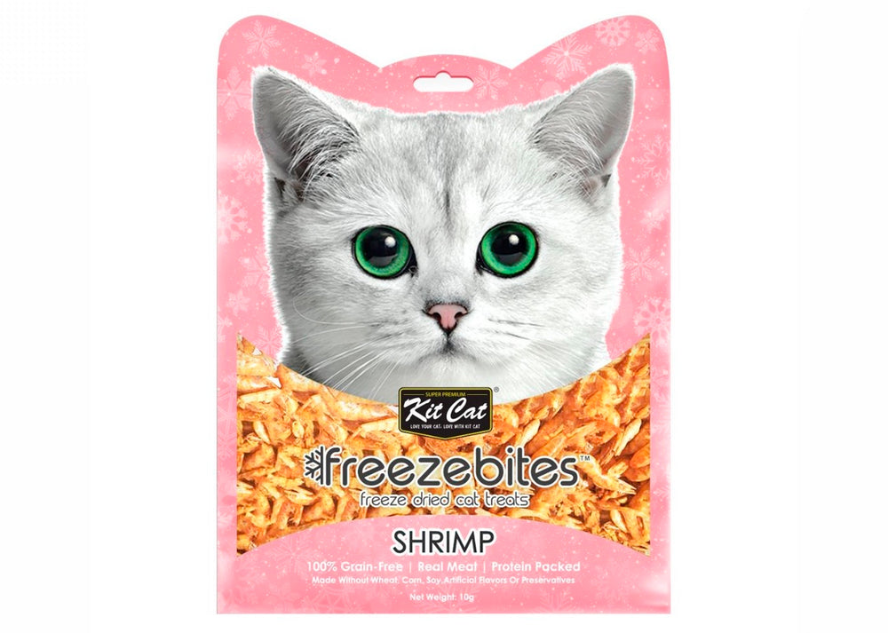 
            
                Load image into Gallery viewer, FreezeBites Shrimp 10g - Freeze Dried Snack 
            
        