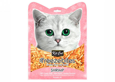 FreezeBites Shrimp 10g Freeze Dried Snack Kit Cat